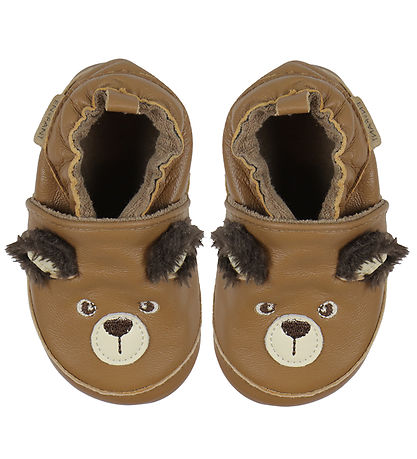 En Fant Soft Sole Leather Shoes - Applique - Toasted Coconut w.  En Fant Soft Sole Leather Shoes - Applique - Toasted Coconut w.