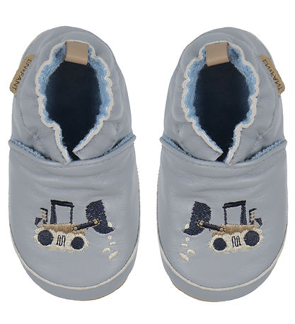 En Fant Soft Sole Leather Shoes - Applique - Tradewinds w. Excav