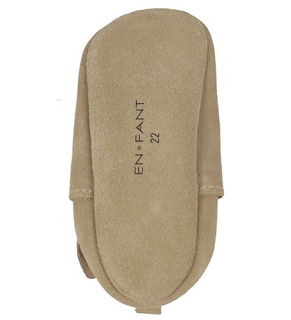 En Fant Soft Sole Leather Shoes - White Pepper w. Star En Fant Soft Sole Leather Shoes - White Pepper w. Star