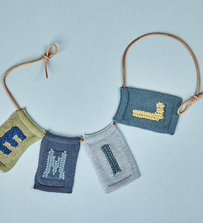 Smallstuff Knitted Letter - L - Blue Alphabet