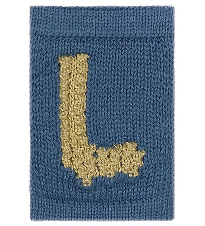Smallstuff Knitted Letter - L - Blue Alphabet