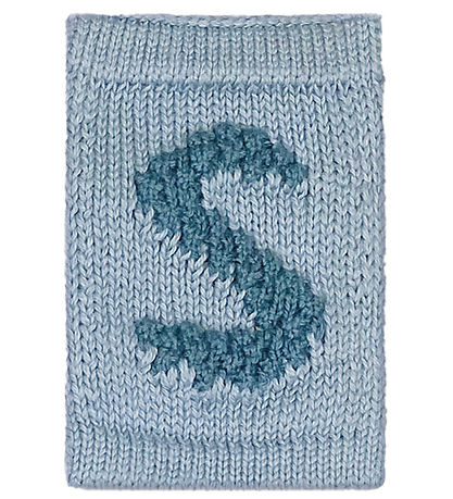 Smallstuff Knitted Letter - S - Blue Alphabet