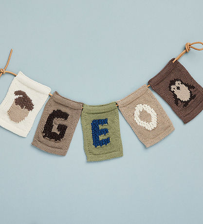 Smallstuff Knitted Letter - G - Natural Alphabet