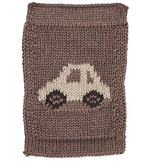 Smallstuff Knitted Flag - Car - Natural Motif Smallstuff Knitted Flag - Car - Natural Motif