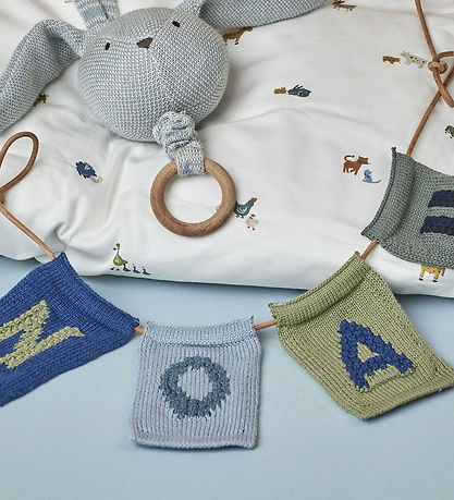 Smallstuff Knitted Letter - A - Blue Alphabet