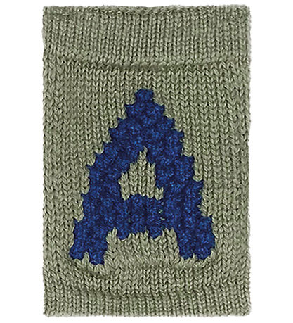 Smallstuff Knitted Letter - A - Blue Alphabet