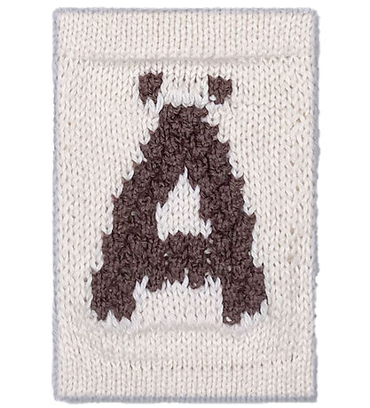 Smallstuff Knitted Letter - Ä - Natural Alphabet Smallstuff Knitted Letter - Ä - Natural Alphabet