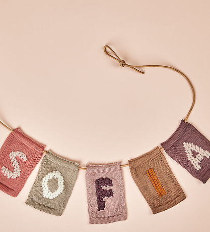 Smallstuff Knitted Letter - S - Pink Alphabet
