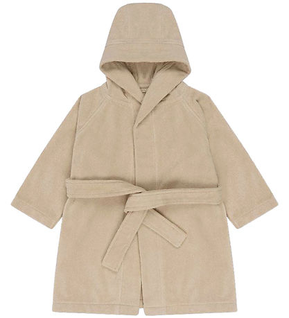 Konges Sløjd Bathrobe w. Embroidery - Terry - Lemon