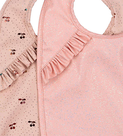 Konges Sløjd Bib - 2-Pack - Cherry Sparkle