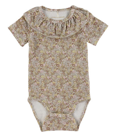 Sofie Schnoor Bodysuit s/s - Rose W. Yellow Sofie Schnoor Bodysuit s/s - Rose W. Yellow