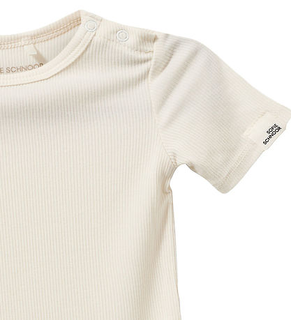 Sofie Schnoor Bodysuit s/s - Rib - Off White