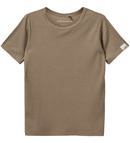 T-Shirt Sofie Schnoor - Rib - PiperSK - Dark Sable
