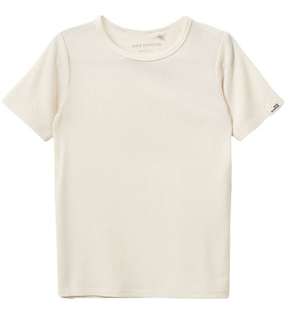Sofie Schnoor T-shirt - Rib - PiperSK - Off White
