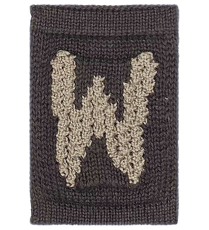 Smallstuff Knitted Letter - W - Natural Alphabet Smallstuff Knitted Letter - W - Natural Alphabet