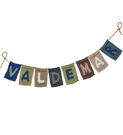 Smallstuff Knitted Letter - D - Blue Alphabet