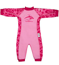 Konfidence Coverall Swimsuit - Splashy - UV50+ - Pink Konfidence Coverall Swimsuit - Splashy - UV50+ - Pink