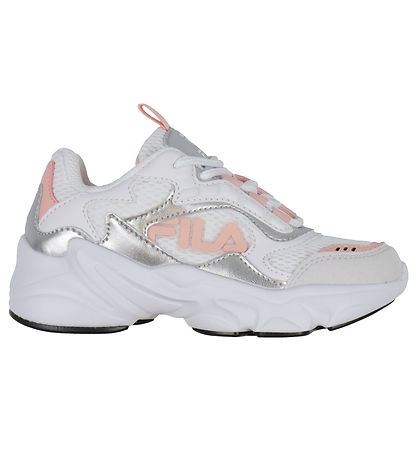 Fila Shoes - Collene Logo Kids - White/Silver