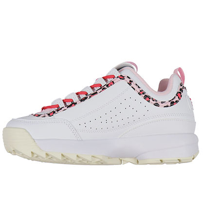 Fila Shoes - Disruptor P Teens - White/Leopard
