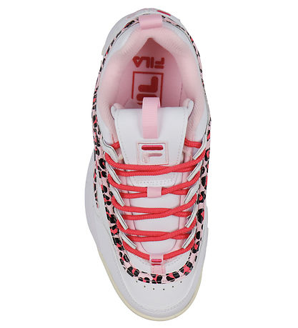 Fila Shoes - Disruptor P Teens - White/Leopard