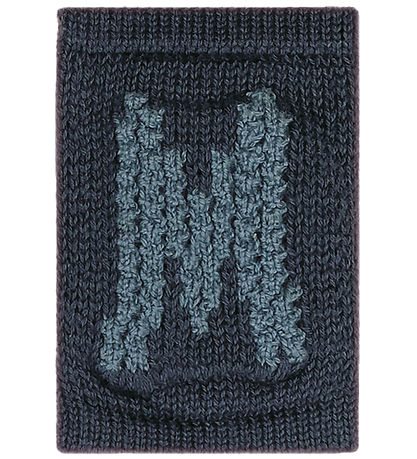 Smallstuff Knitted Letter - M - Blue Alphabet