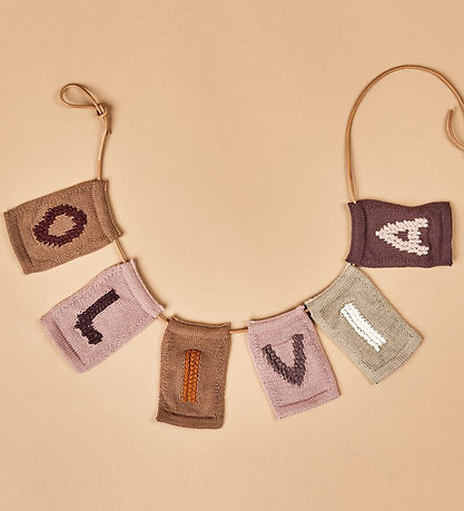 Smallstuff Knitted Letter - I - Natural Alphabet