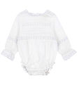 Konges Sløjd Summer Romper - Orchid - Optic White Konges Sløjd Summer Romper - Orchid - Optic White