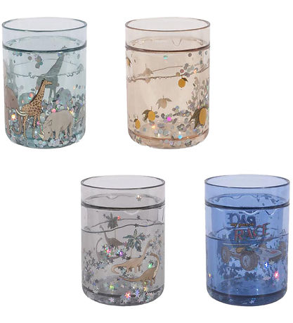 Konges Sløjd Glitter Cups - 4-Pack - Blue Mix Konges Sløjd Glitter Cups - 4-Pack - Blue Mix