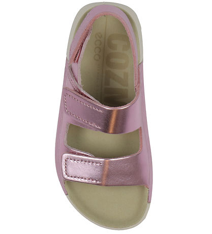 Sandales Ecco - Cozmo K 3-Strap - Vieux Rose Métallique