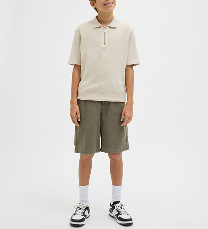 Shorts Jack & Jones - JpstTony - Dusty Olive/Couture avec DTM Shorts Jack & Jones - JpstTony - Dusty Olive/Couture avec DTM