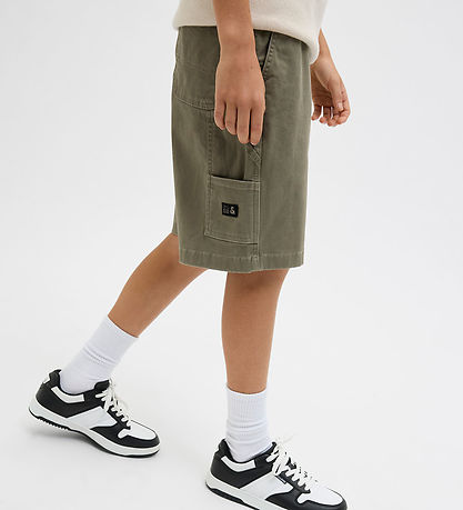 Shorts Jack & Jones - JpstTony - Dusty Olive/Couture avec DTM Shorts Jack & Jones - JpstTony - Dusty Olive/Couture avec DTM