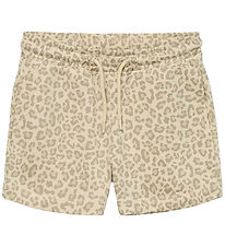 Vero Moda Girl Sweat Shorts - VmBrenda - Birch/Leo Vero Moda Girl Sweat Shorts - VmBrenda - Birch/Leo