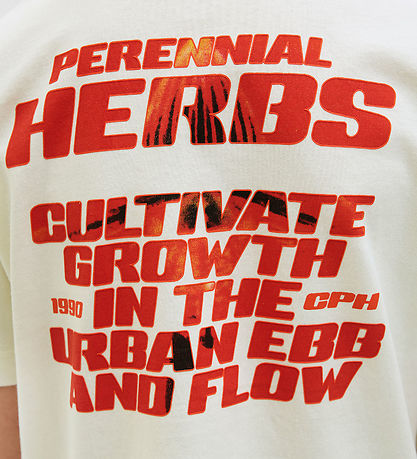 Jack & Jones T-shirt - JcoInterlude - Sweet Corn w. Text