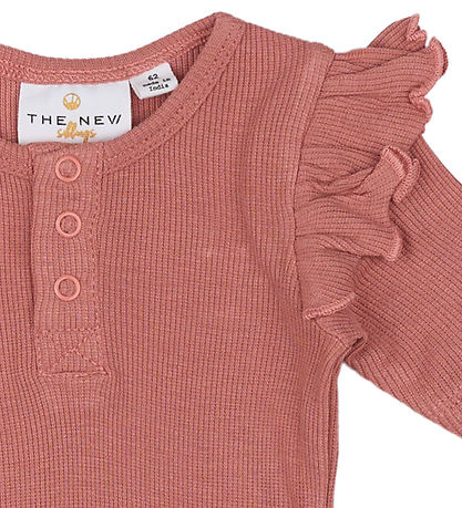 The New Siblings Bodysuit s/s - TnsBoriel - Rib - Old Rose The New Siblings Bodysuit s/s - TnsBoriel - Rib - Old Rose
