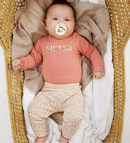 The New Siblings Bodysuit l/s - TnsbSister - Old Rose
