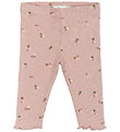 The New Siblings Leggings - Rib - TnsbOdelia - Adobe Rose w. Blo The New Siblings Leggings - Rib - TnsbOdelia - Adobe Rose w. Blo