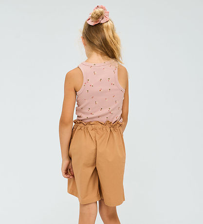 The New Tanktop - Rib - TnOreta - Adobe Rose w. Flowers