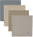Moonboon Muslin Cloths - Muslin - 4-Pack - Blue Mix Moonboon Muslin Cloths - Muslin - 4-Pack - Blue Mix
