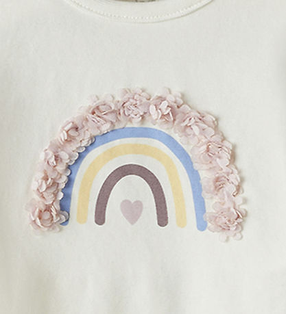 Name It T-shirt - NbfFines - 2-Pack - Cloud Dancer/Light Lila Name It T-shirt - NbfFines - 2-Pack - Cloud Dancer/Light Lila