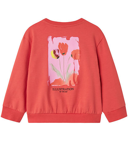Name It Sweatshirt - NmfFatima - Spiced Coral Name It Sweatshirt - NmfFatima - Spiced Coral