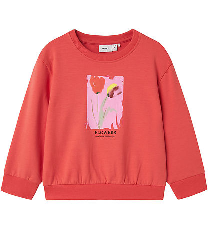 Name It Sweatshirt - NmfFatima - Spiced Coral Name It Sweatshirt - NmfFatima - Spiced Coral