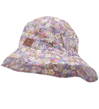 Mikk-Line Zonnehoed - UV50+ - Kwast m. Bloemen