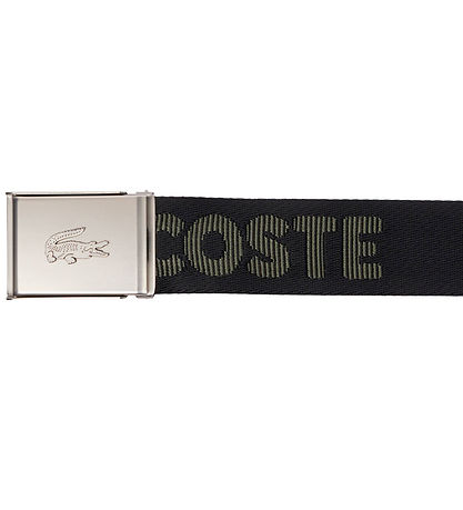 Lacoste Vyö - Jaquard Nauha - Noir Escadron