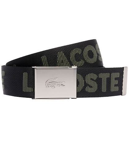 Lacoste Vyö - Jaquard Nauha - Noir Escadron