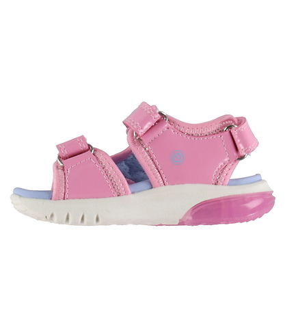 Geox Sandals w. light - Ciberdron - Pink/LT Sky