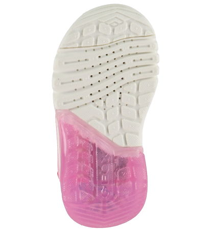 Geox Sandals w. light - Ciberdron - Pink/LT Sky