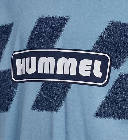 T-Shirt Hummel - HmlPets - Décoloré Denim