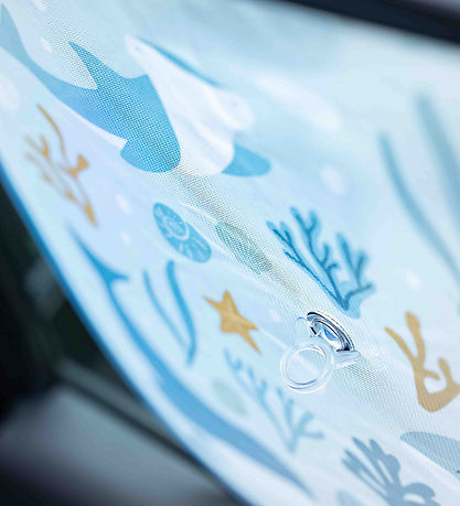 Little Dutch Pram Sun Shade to Car - 2-Pack - 36x44 cm - Ocean D