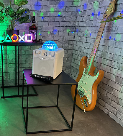 Enceinte Karaoké N-Gear - Bluetooth Disco Block 410 - Blanc
