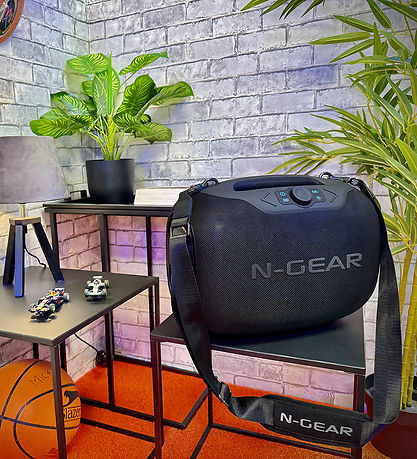 N-Gear Speaker with 2 Microphones - Wireless - NRG600 - Black N-Gear Speaker with 2 Microphones - Wireless - NRG600 - Black